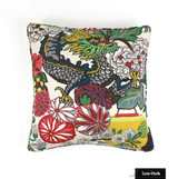 Schumacher Chiang Mai Dragon Drapes (shown in Aquamarine-comes in 8 colors)