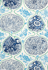 Schumacher Katsugi Turquoise and Cobalt