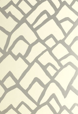 Schumacher Zimba Wallpaper Ebony (Priced and Sold as 10 Yard Double Roll)