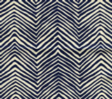 Quadrille Alan Campbell Petite Zig Zag Navy On Tint