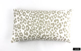 ON SALE - Schumacher Iconic Leopard Knife Edge Pillow Cover in Linen 175721 (Both Sides) Made To Order