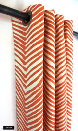 Quadrille Alan Campbell Zig Zag Roman Shade (shown in Orange-Comes in 14 Colors) 