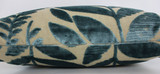 Designers Guild Foglia Cut Velvet Drapes  (shown in Azure-Made To Order)