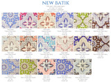 Quadrille New Batik Turquoise New Navy on Tint Pillows with self welting (comes in 15 colors) Contact me to order.