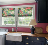 Custom Roman Shade in Chiang Mai Dragon Jade