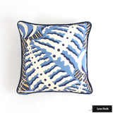 Quadrille Alan Campbell Ferns in Blues Beige Pillows