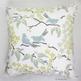 Pillow in Galbraith & Paul Birds in Custom Colors