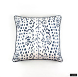 Les Touches in Blue with contrasting Navy Welting (20 X 20)