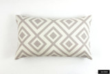 ON SALE 60% Off-David Hicks/Lee Jofa La Fiorentina Pillow in Grey -(Both Sides-14" X 24" ) This color is being discontinued