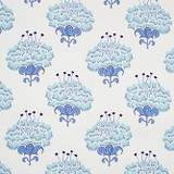 Katie Ridder Peony Wallpaper Blueberry