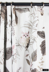 Lee Jofa/Kravet OWLISH Custom Drapes (shown in Black-comes in 4 colors)