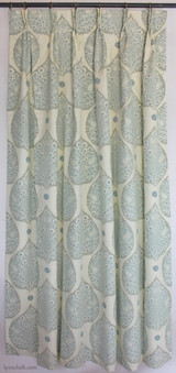 Galbraith & Paul Roman Shades in Lotus (shown in Lotus Lapis on Logan Natural Linen-comes in several colors)