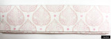 Lotus Double Wide Roman Shade in Custom Colors (Rose Quartz inside lotus, Blossom outside Lotus, Punch small petals)