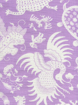 Indramayu Reverse Lavender on White 9010-02
