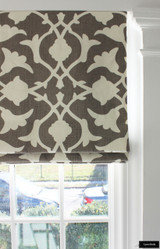 Roman Shades in Poetical in Cinder (this color has been discontinued)