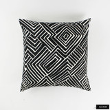 Quadrille Alan Campbell Melinda Pillows (Shown in Black on Tint-comes in other colors)