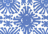 Sigourney Small Scale Royal Blue on white 2475WP 13