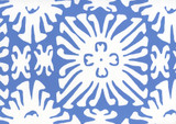 Sigourney Reverse Small Scale Royal Blue on white 2485WP 13