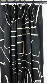 Kelly Wearstler for Lee Jofa Graffito Roman Shades (shown in Salmon/Cream-comes in several colors)