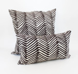 Quadrille Zig Zag 24" Pillow and Lumbar Pillow 14" X 24" 