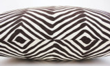 Quadrille Alan Campbell Zig Zag Pillow in Orange on Tint (Comes in 15 Colors) Contact Me To Order