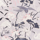 5008432 Lotus Garden Wallpaper in Lilac