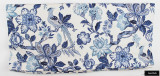 Schumacher Huntington Gardens Bleu Marine Roman Shade