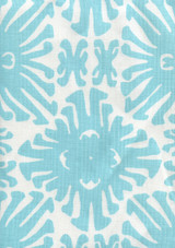 Sigourney Small Scale Turquoise on white 2475 01