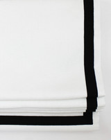 Roman Shades with Samuel & Sons Grosgrain Ribbon Trim