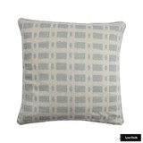 Schumacher Townline Road Blue Pillow