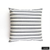 ON SALE 50% Off - Miles Redd for Schumacher Capri 18 X 18 Pillows in Black/White (Both Sides - Made To Order) 