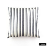 ON SALE 50% Off - Miles Redd for Schumacher Capri 18 X 18 Pillows in Black/White (Both Sides - Made To Order) 