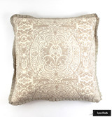 Quadrille Veneto in Pumice with Ruching Pillow 26 X 26