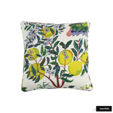 Custom Pillow In Citrus Garden Primary with self welting (22 X 22)