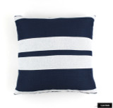 Little Big Stripe in Blue Boy (16 X 16)