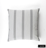 Perennials I Love Stripes in Platinum Pillow (20 X 20)