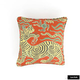 Clarence House Tibet Custom Pillows (shown in Navy-comes in several colors) 2 Pillow Minimum Order