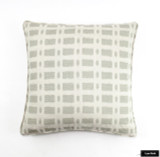 Schumacher Townline Road in Sage Pillows