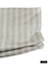 Woodperry in Aqua Relaxed Roman Shade