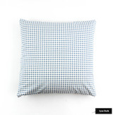 Schumacher Stella in Chambray Knife Edge Pillow