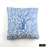 Custom Pillows in Quadrille Arbre De Matisse China Blue (22 X 22)