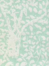 Quadrille Arbre De Matisse Reverse Soft Aqua on White