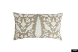 ON SALE 50% Off-Schumacher Chenonceau Knife Edge Pillow 14 X 24 in Fawn (Both Sides) 