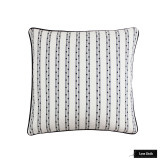Pillow in Schumacher Ludo Piano Forte with Black Welting
