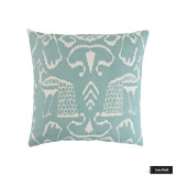 Quadrille Bali II Turquoise Pillow (22 X 22)