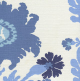 Quadrille Henriot Floral Blues on White 302047FLC