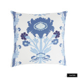 Quadrille Henriot Floral Multi Blues Pillow 22 X 22 