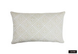 Quadrille Fiorentina White on Tint 2490 01 14 X 22 Pillow 