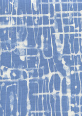 Quadrille Alan Campbell Twill Reverse Denim Blue on White AC995 06