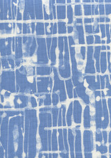 Quadrille Alan Campbell Twill Reverse Denim Blue on White AC995 06
